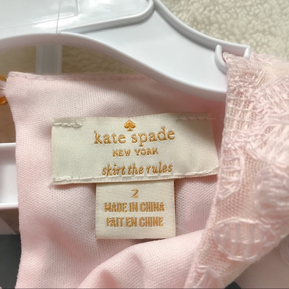 NWT Kate Spade toddler peplum top/leggings set - Picture 4 of 9